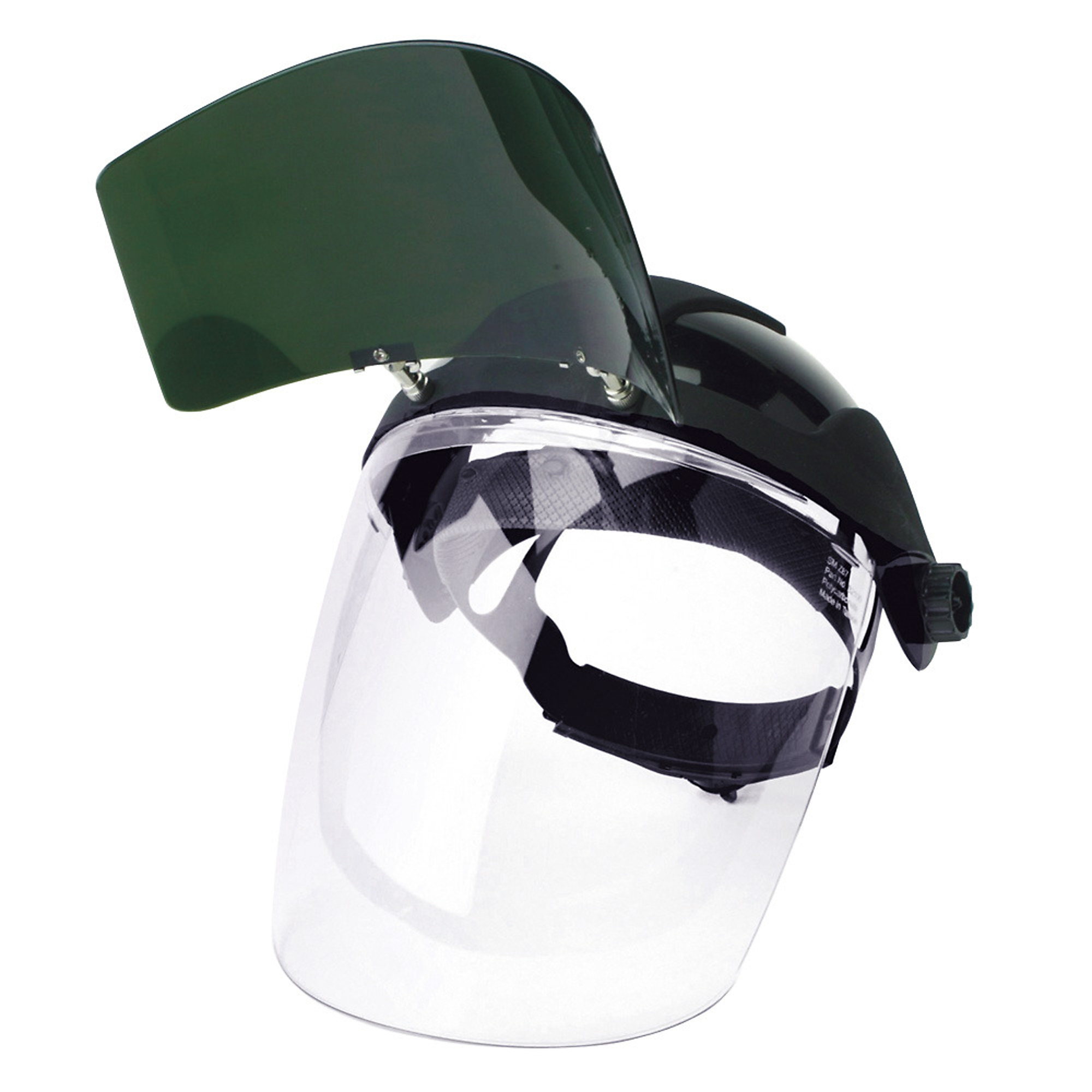 Sellstrom® - Face Shield - DP4 Series - 9" x 12.125" x 0.060" Window - Clear AF with Shade 5 IR Flip Visor - Ratcheting Headgear - Model # S32151
